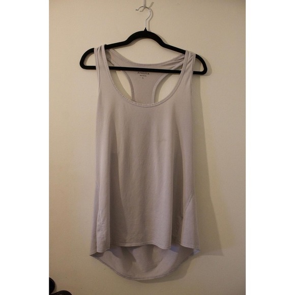 Athleta Women's Striped Racerback Tank Top Size Large - Picture 1 of 2